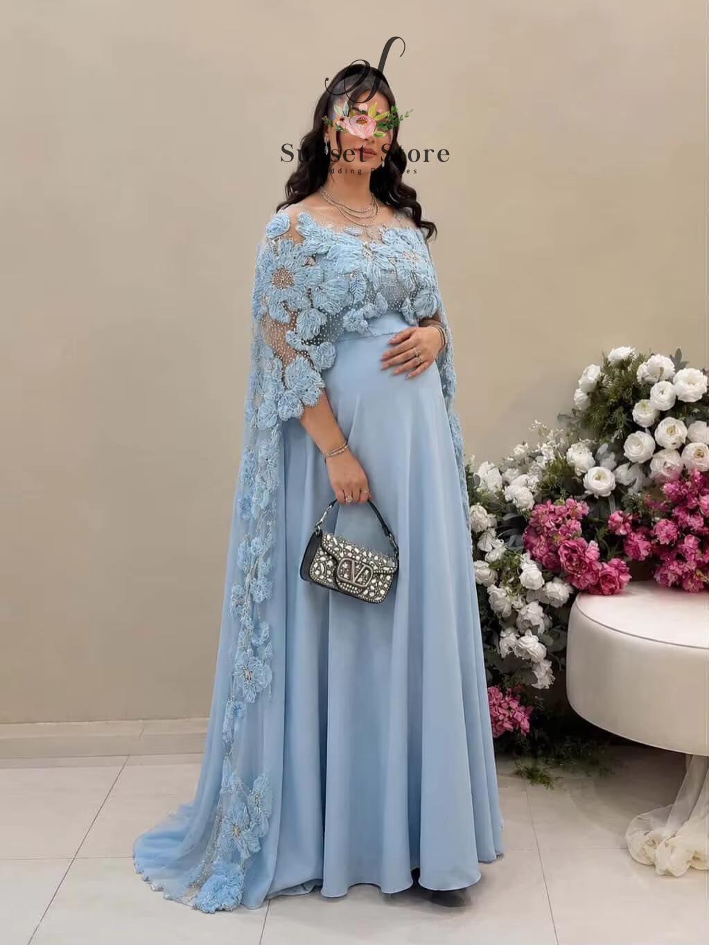Formal Attire Woman - فستان سهرة مخصص بحمالات رفيعة مع