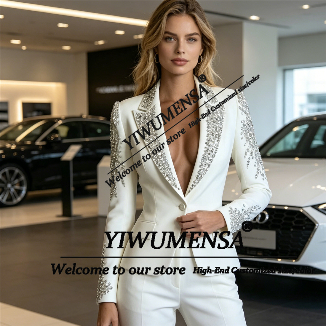 بدلات نسائية فاخرة من قطعتين م - مراجعة Women Formal Wear Business وسعره