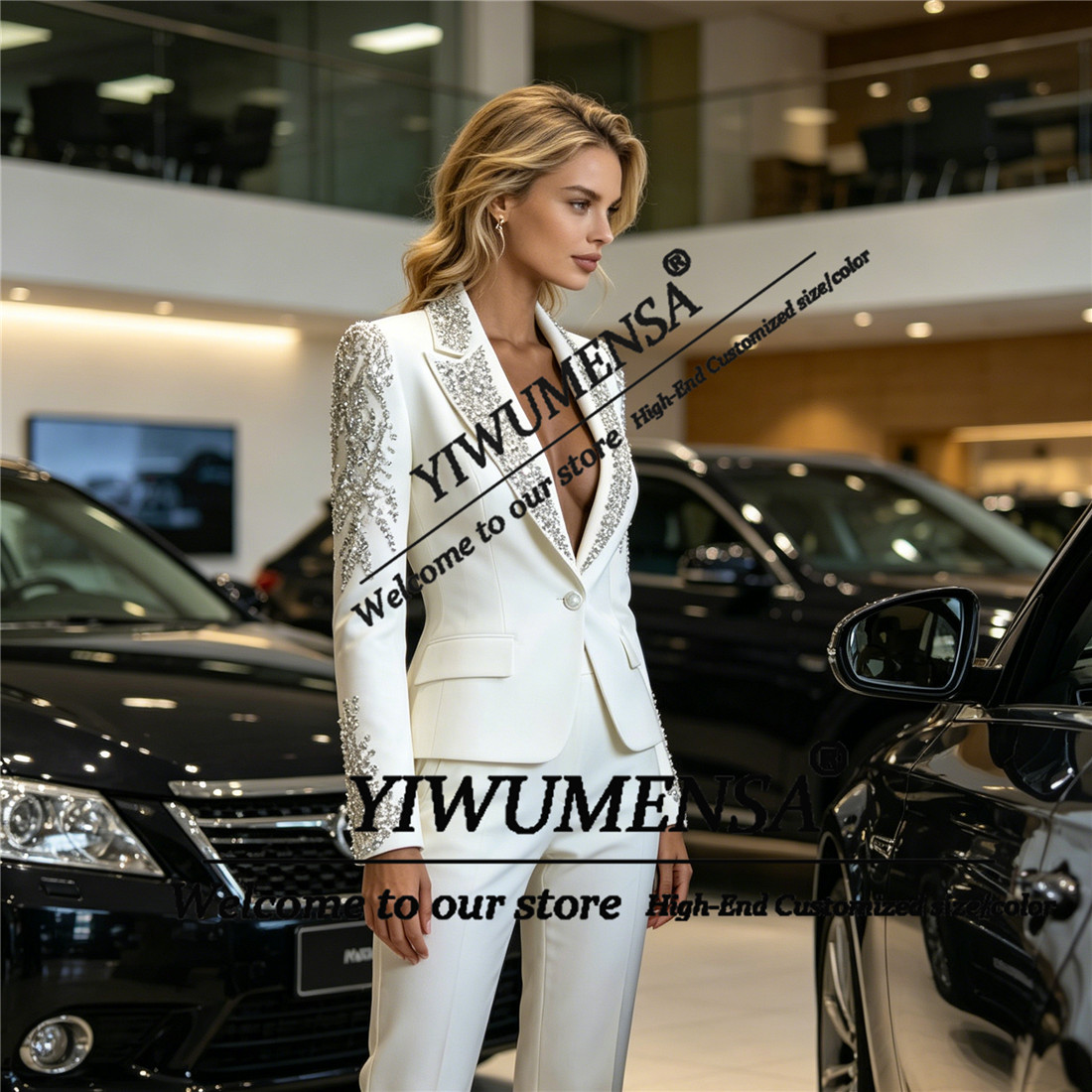 بدلات نسائية فاخرة من قطعتين م - مراجعة Women Formal Wear Business وسعره