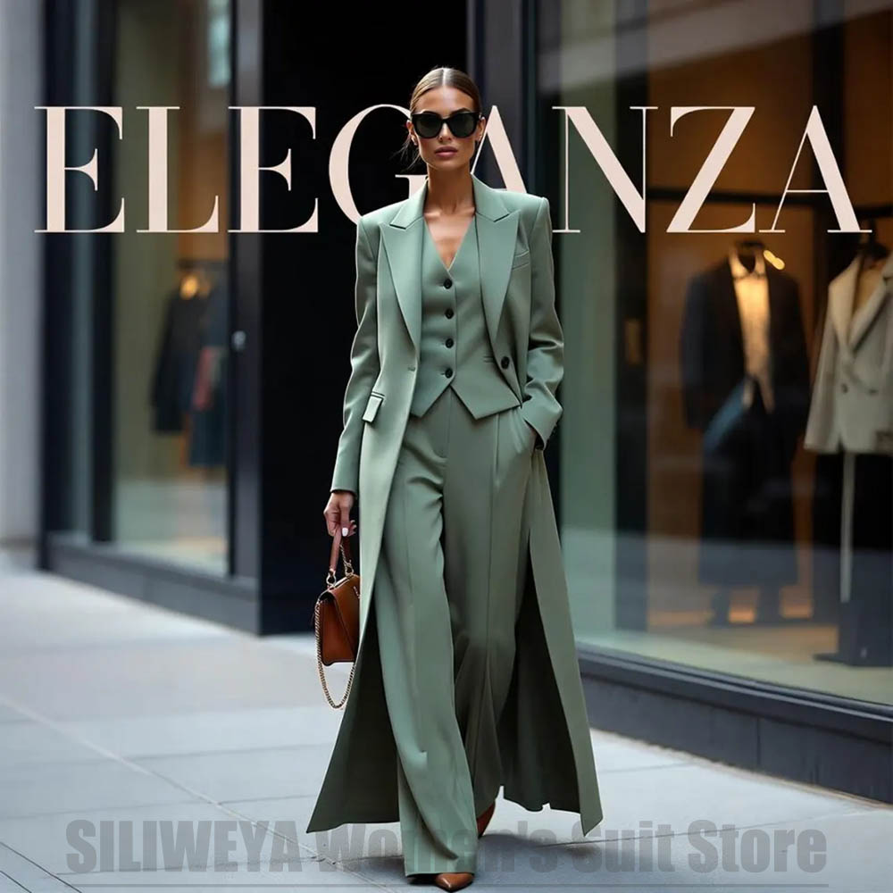 طقم بدلة نسائية أنيق من ثلاث ق - مراجعة Women Formal Wear Business وسعره