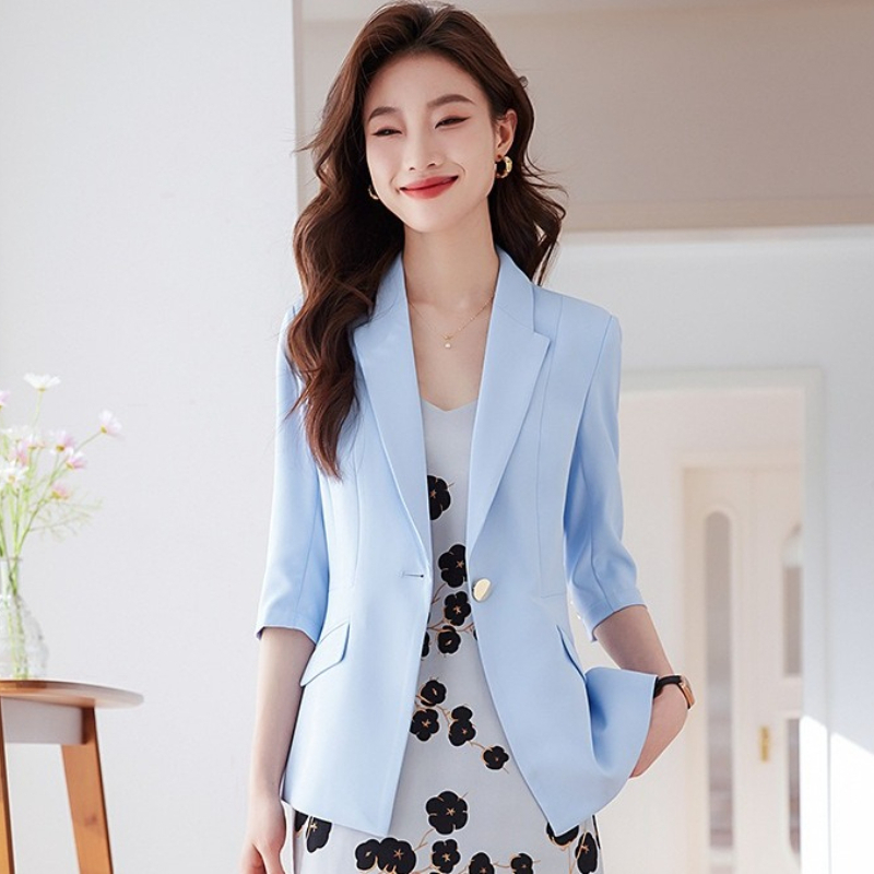 سترة نسائية للربيع والصيف، معط - مراجعة Women Formal Wear Business وسعره