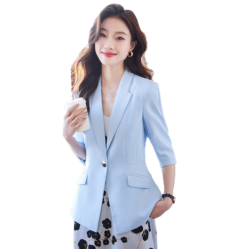 سترة نسائية للربيع والصيف، معط - مراجعة Women Formal Wear Business وسعره
