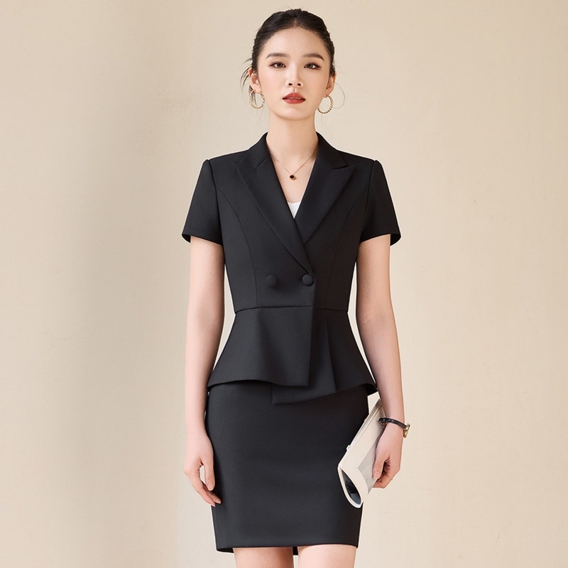 بدلة رمادية بأكمام قصيرة للنسا - مراجعة Women'S Formal Wear Stores وسعره