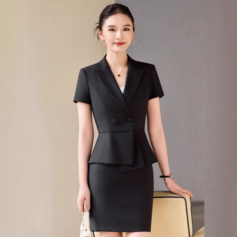 بدلة رمادية بأكمام قصيرة للنسا - مراجعة Women'S Formal Wear Stores وسعره