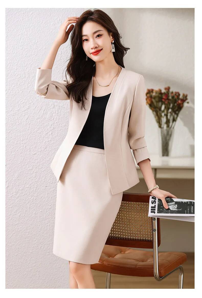 بدلات عمل نسائية رسمية مع تنور - مراجعة Women Formal Wear Business وسعره