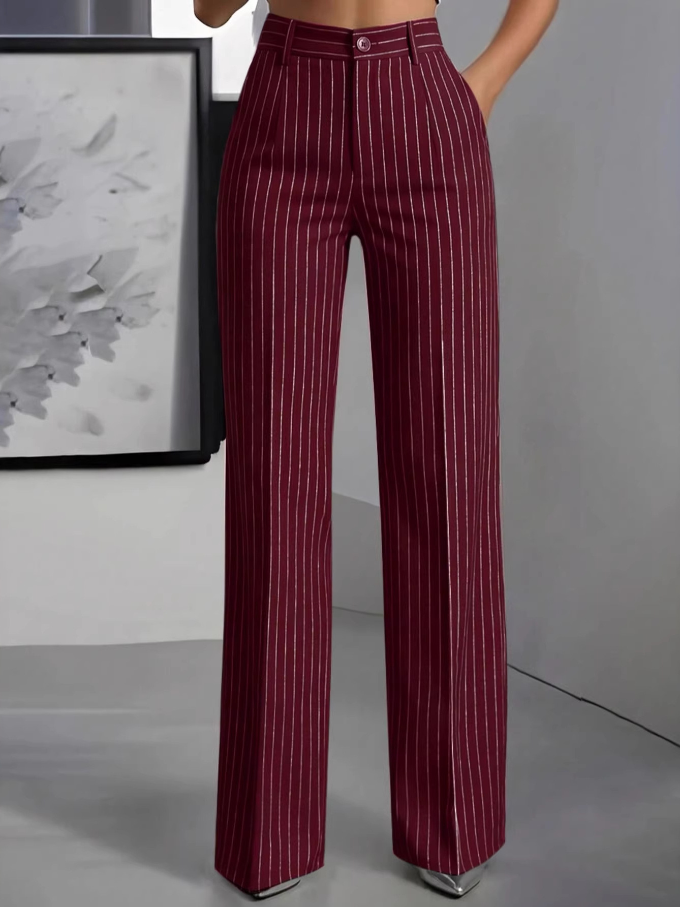 بنطلون أنيق بخصر مرتفع وساق مس - مراجعة Formal Attire Woman وسعره
