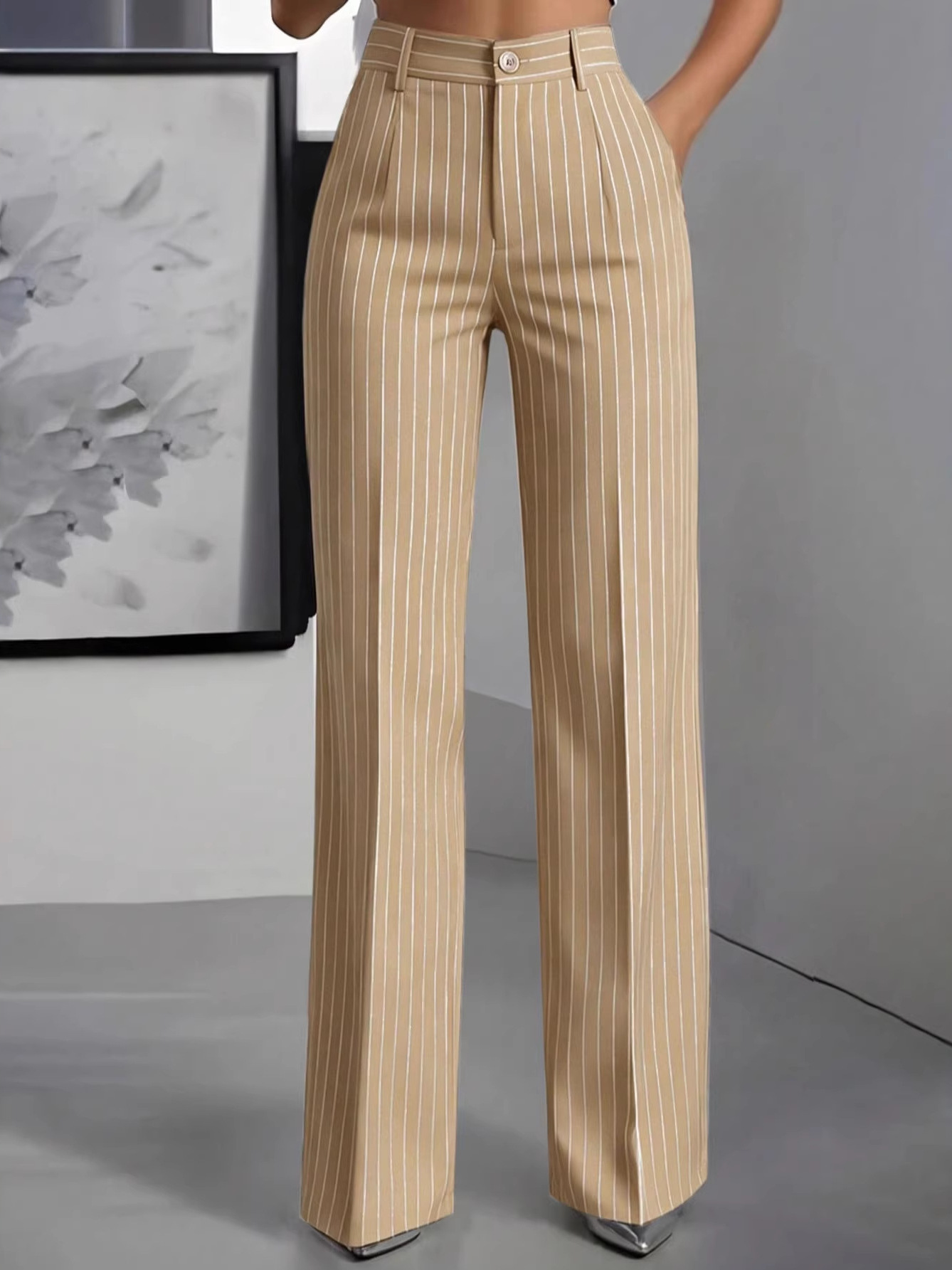 بنطلون أنيق بخصر مرتفع وساق مس - مراجعة Formal Attire Woman وسعره