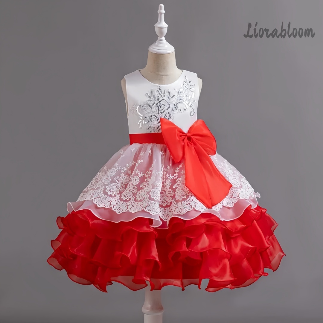 فستان بناتي أنيق بدون أكمام بف - مراجعة Formal Attire Woman وسعره