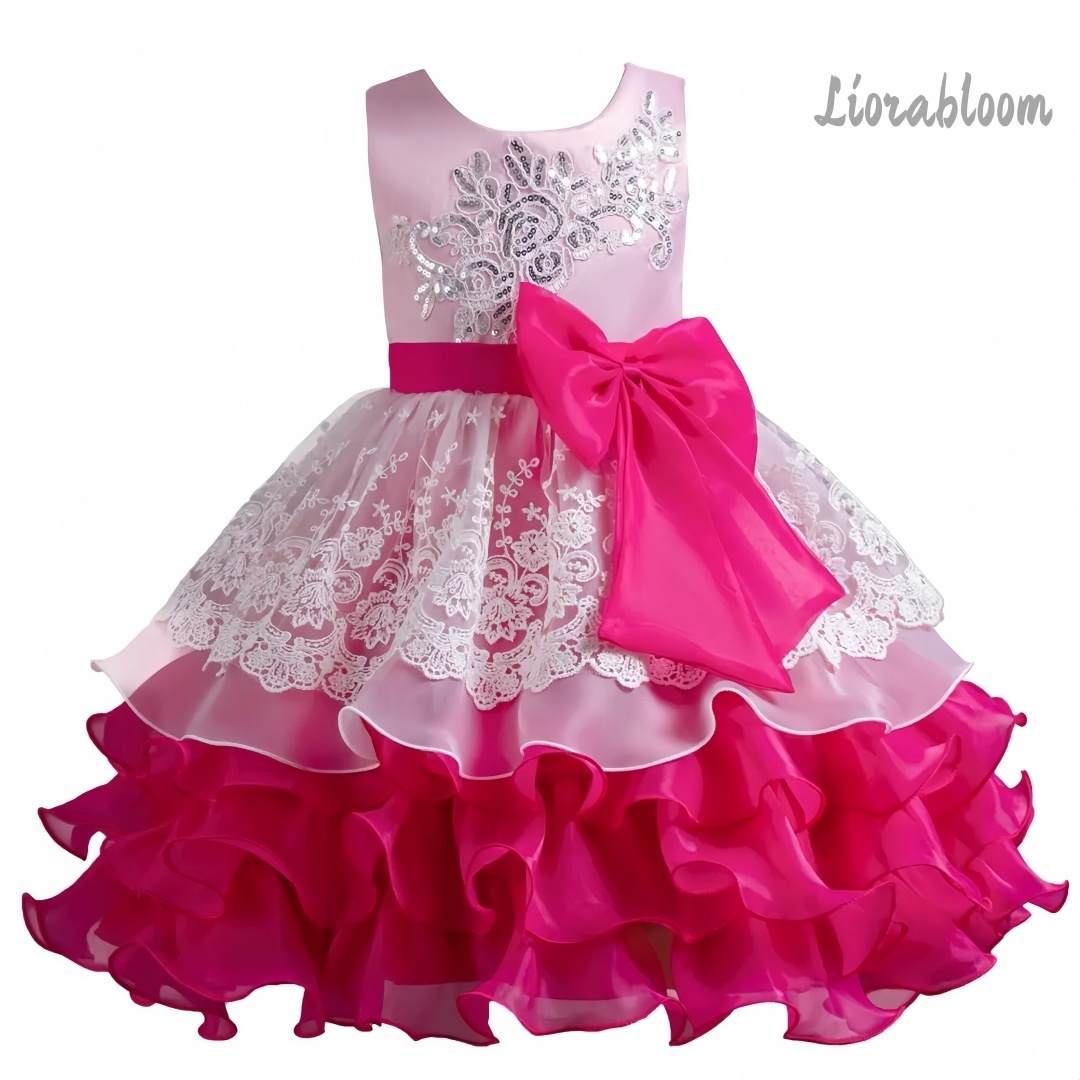 فستان بناتي أنيق بدون أكمام بف - مراجعة Formal Attire Woman وسعره
