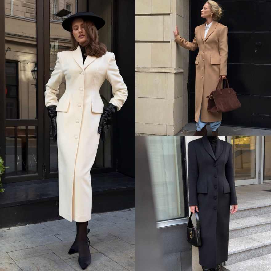 معطف نسائي أنيق من الصوف قطعة  - مراجعة Women Formal Wear Business وسعره