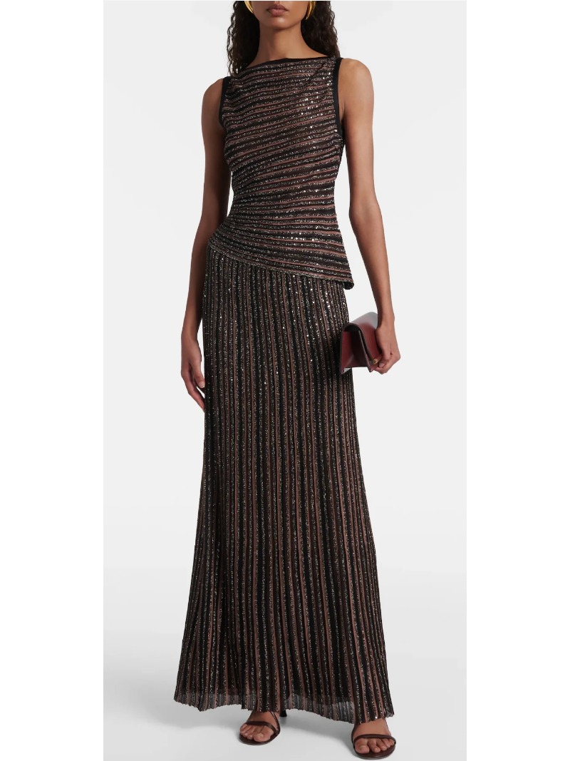 مخطط الترتر 2 قطعة المرأة ثوب  - مراجعة Formal Attire Woman وسعره