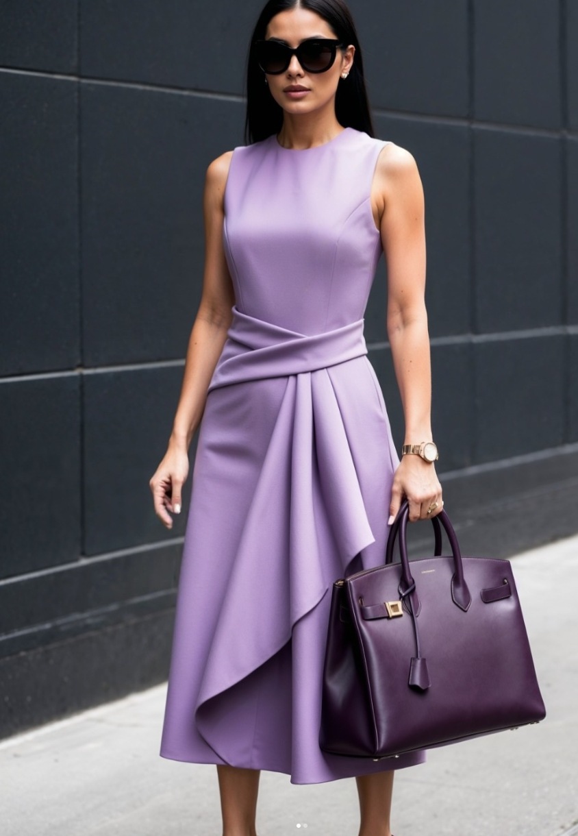 فستان نسائي بدون أكمام بتصميم  - مراجعة Wrap Dress Work وسعره