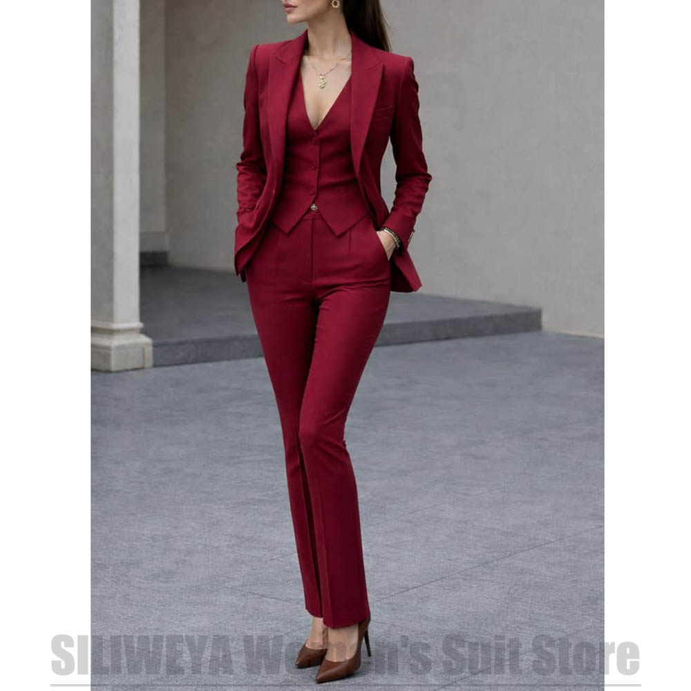 طقم بدلة نسائية من 3 قطع: بليز - مراجعة Women Formal Wear Business وسعره
