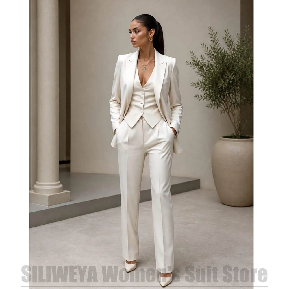 طقم بدلة نسائية من 3 قطع: بليز - مراجعة Women Formal Wear Business وسعره